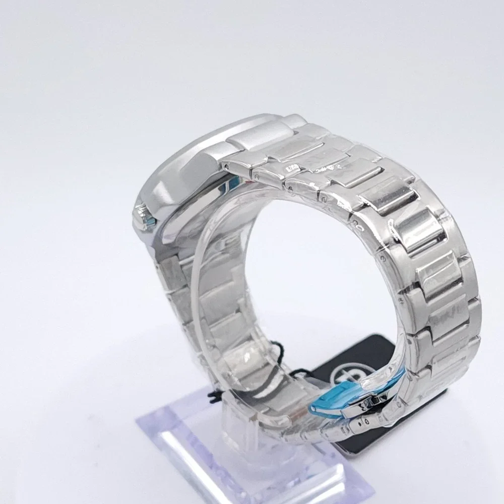 BIBI‎ Automatic Octagon Watch Silver 42mm